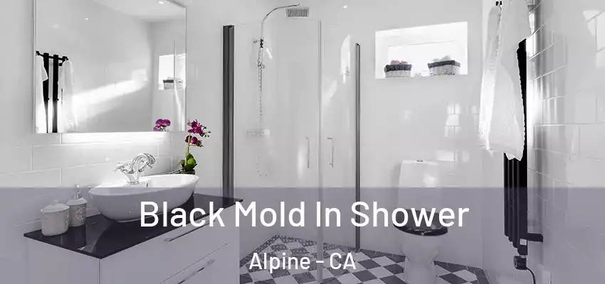  Black Mold In Shower Alpine - CA