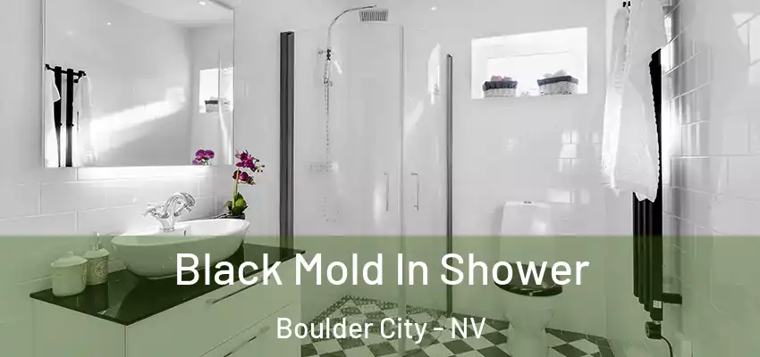  Black Mold In Shower Boulder City - NV