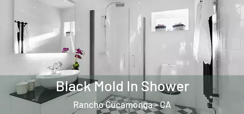  Black Mold In Shower Rancho Cucamonga - CA