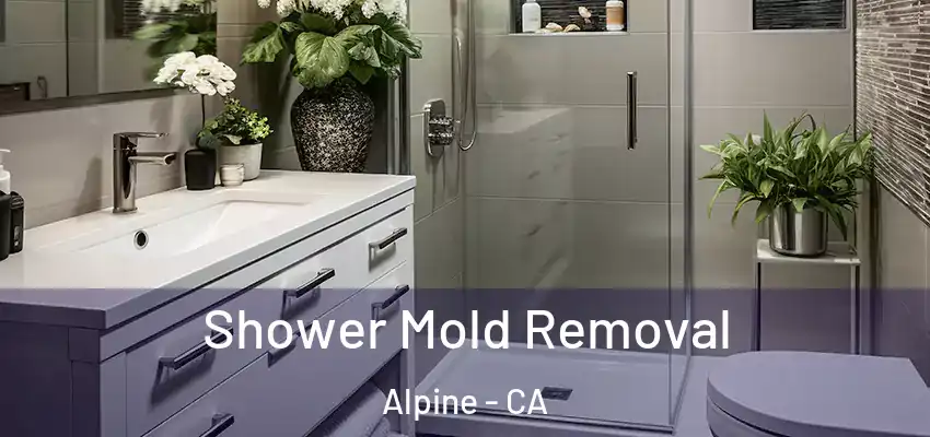 Shower Mold Removal Alpine - CA